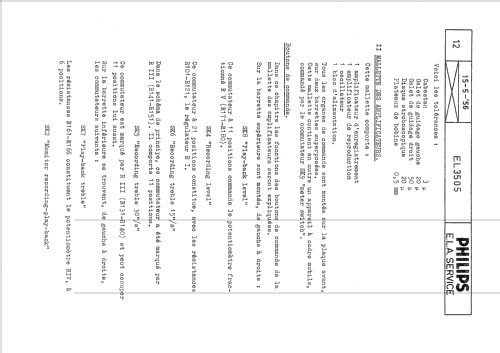 EL3505 /23; Philips Radios - (ID = 2483148) Ampl/Mixer