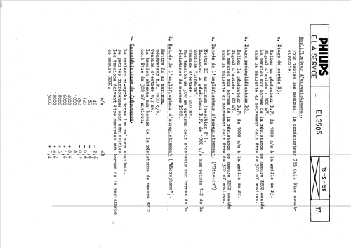 EL3505 /23; Philips Radios - (ID = 2483153) Ampl/Mixer