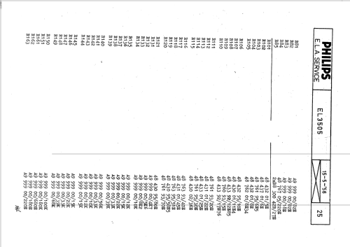 EL3505 /23; Philips Radios - (ID = 2483161) Ampl/Mixer