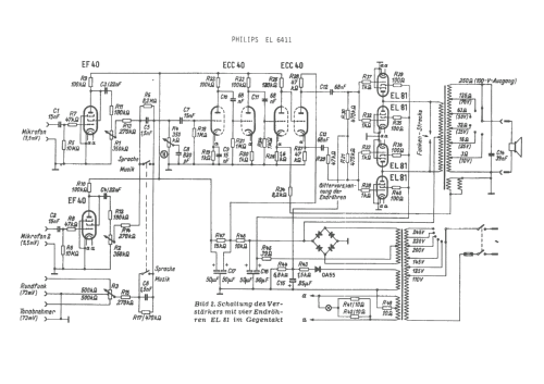 EL6411; Philips Radios - (ID = 952335) Ampl/Mixer