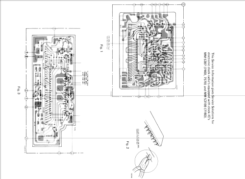 Electronic Clockradio 7460; Philips Radios - (ID = 926130) Radio