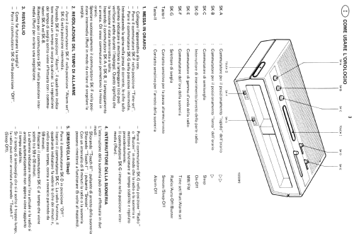 Electronic Clockradio 7460; Philips Radios - (ID = 926138) Radio