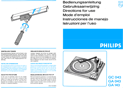 GA143; Philips Radios - (ID = 745525) Enrég.-R