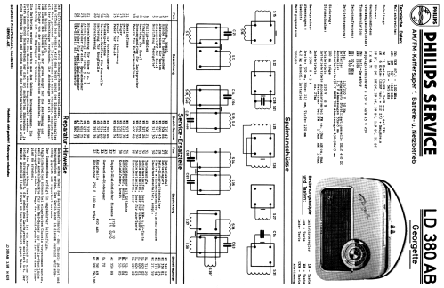 Georgette LD380AB; Philips Radios - (ID = 2054230) Radio