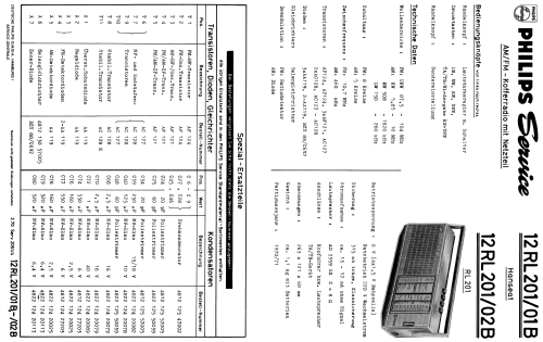 Hanseat 12RL201 /01B; Philips Radios - (ID = 1923708) Radio