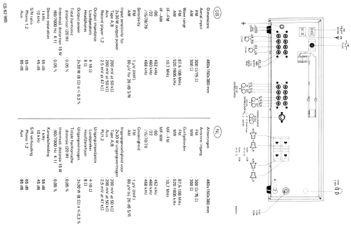 HiFi-Stereo-Receiver AH683TA 22AH683 /00 /15 /22 /29 /79; Philips Radios - (ID = 1875238) Radio