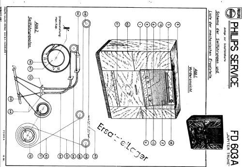 Jupiter FD603A; Philips Radios - (ID = 255524) Radio