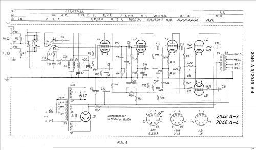 Kraftverstärker 2046 A-4; Philips Radios - (ID = 273911) Verst/Mix