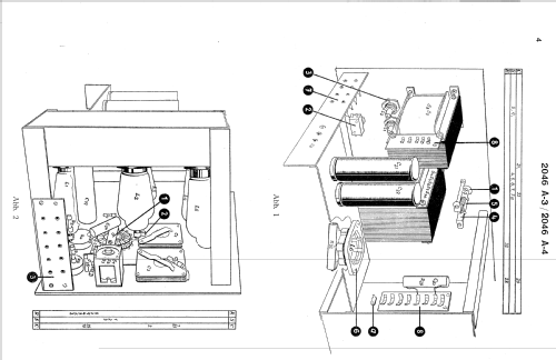 Kraftverstärker 2046 A-4; Philips Radios - (ID = 841324) Verst/Mix