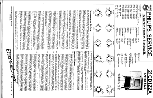 Krefeld 5322 21CD122A; Philips Radios - (ID = 226264) Television
