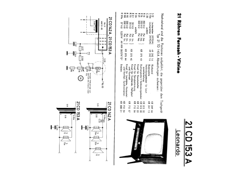 Leonardo 90º Truhe 21CD142A; Philips Radios - (ID = 1889939) Television