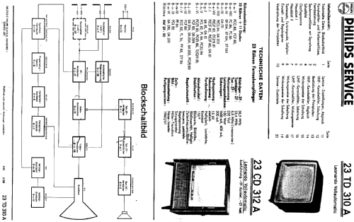 Leonardo Truhe 23CD312A; Philips Radios - (ID = 338312) Television