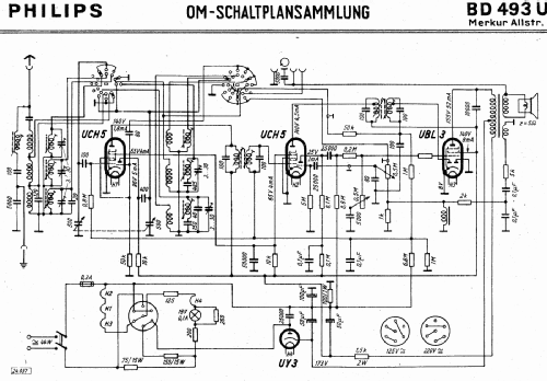 Merkur BD493U; Philips Radios - (ID = 3095652) Radio