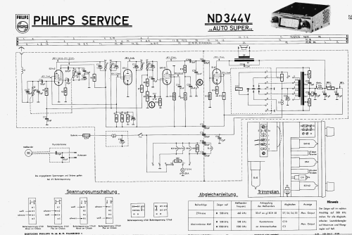 ND344V; Philips Radios - (ID = 532792) Car Radio