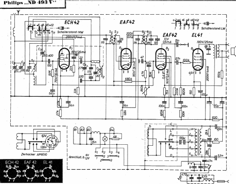 ND493V; Philips Radios - (ID = 1011764) Autoradio