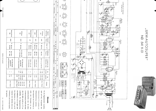 ND541V/01; Philips Radios - (ID = 532127) Car Radio