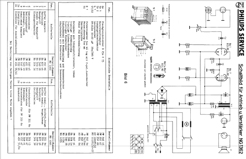 Stereo-Verstärker-Phonokoffer III SK55 NG1362 /95 /95a; Philips Radios - (ID = 257659) R-Player