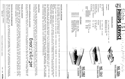 Stereo-Verstärker-Phonokoffer III SK55 NG1362 /95 /95a; Philips Radios - (ID = 257660) R-Player