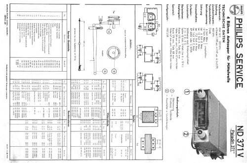 Paladin 371 ND371V; Philips Radios - (ID = 141406) Car Radio