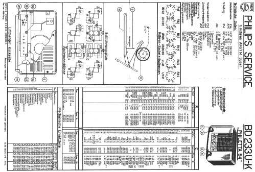 Philetta 54K BD233U-K; Philips Radios - (ID = 14839) Radio