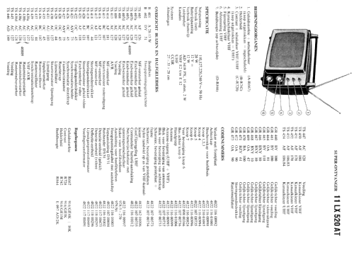 Philetta Luxus Alltransistor 11LX520AT /00 /30 /38; Philips; Eindhoven (ID = 467122) Televisión