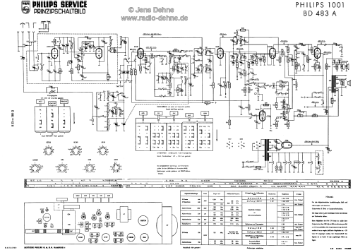 Philips 1001 BD483A; Philips Radios - (ID = 51109) Radio