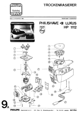 Philishave 3 de luxe HP1112; Philips Radios - (ID = 3070138) Household Appliance