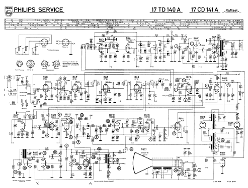Raffael 17CD141A; Philips Radios - (ID = 1881805) Television