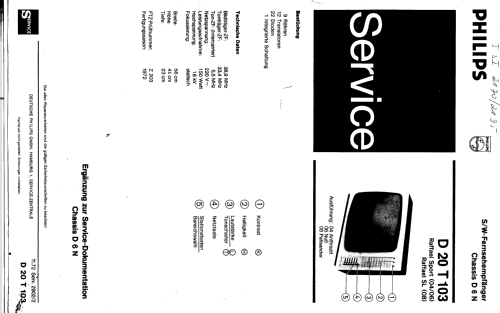 Raffael Sport D20T103 D 20 T 130 Ch=D6N; Philips Radios - (ID = 243008) Television