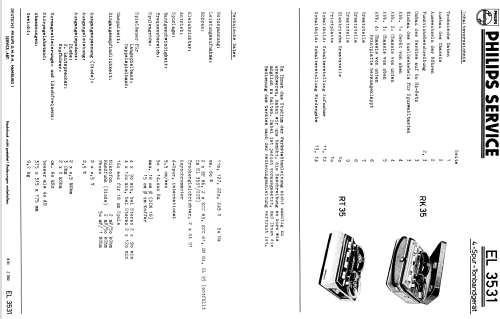 RK35 EL3531; Philips Radios - (ID = 1526952) Enrég.-R