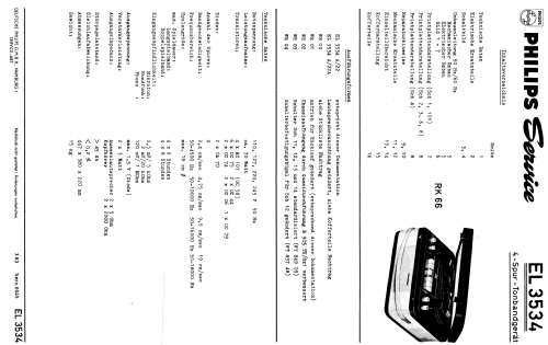 RK66 EL3534A/22; Philips Radios - (ID = 1526112) Enrég.-R