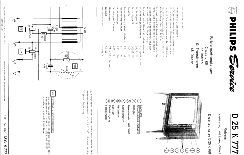 Rubens D25K777 Ch= K6; Philips Radios - (ID = 247328) Television