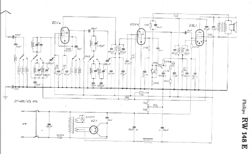 RW148E; Philips Radios - (ID = 5370) Radio