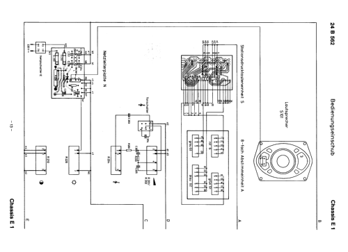 S/W Fernsehempfänger Chassis Ch= E1; Philips Radios - (ID = 1863858) Televisore