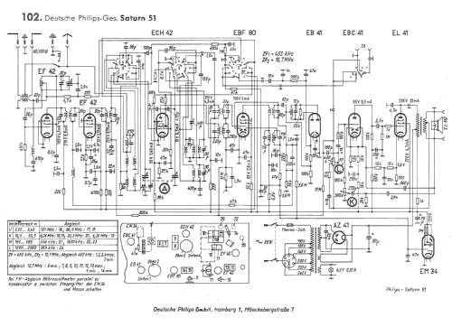 Saturn 51 BD612A-22; Philips Radios - (ID = 575264) Radio