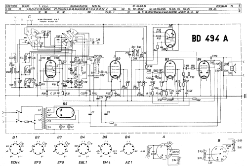 Saturn BD494A; Philips Radios - (ID = 917590) Radio