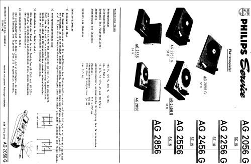 Plattenspieler SK15 AG2556G Ch= AG2056; Philips Radios - (ID = 259149) R-Player