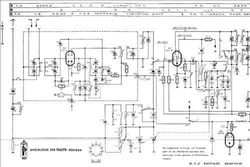 Spezialchassis 411 B4DZ11A /01; Philips Radios - (ID = 436491) Radio