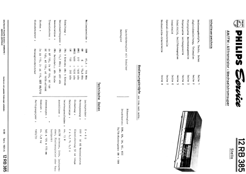 Stella 12RB385; Philips Radios - (ID = 2000313) Radio