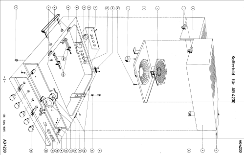 Stereo-Electrophon - Plattenwechsler-Koffer WK100L AG4230; Philips Radios - (ID = 257633) Enrég.-R