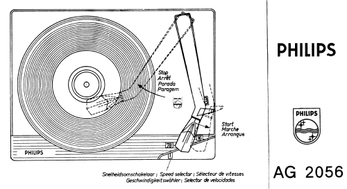 Stereo-Verstärkerkoffer SK80 AG4156 /22A Ch= AG2056; Philips Radios - (ID = 2423837) Sonido-V