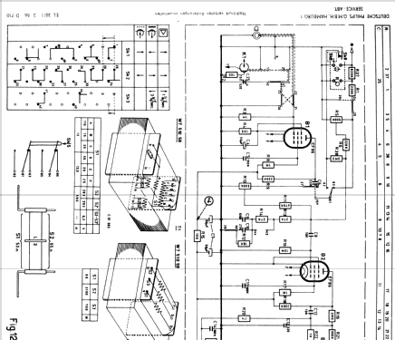 Tonband-Chassis für Gestellverstärker EL3511 /00 /01 /02 /03; Philips Radios - (ID = 1636440) R-Player