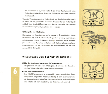 Tonbandgerät EL3520/00; Philips Radios - (ID = 2063082) R-Player