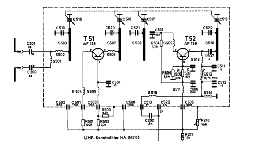 UHF Channel Selector HA 362 58 / 4822 109 00382 / 3122 108 59480; Philips Radios - (ID = 1884779) mod-past25