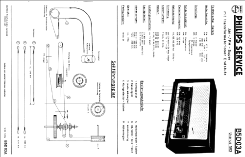 Uranus 503 B5D03A; Philips Radios - (ID = 170496) Radio