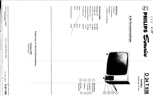 Zematt -L D24T938 D 24 T 938 Ch=D6N; Philips Radios - (ID = 243197) Television