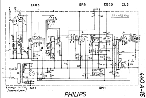 440A-16; Philips - Schweiz (ID = 19154) Radio