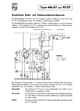 446AGT; Philips - Schweiz (ID = 2855045) Radio