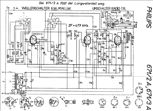 671A/3 ; Philips - Schweiz (ID = 19423) Radio