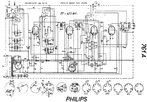 761AF; Philips - Schweiz (ID = 19503) Radio